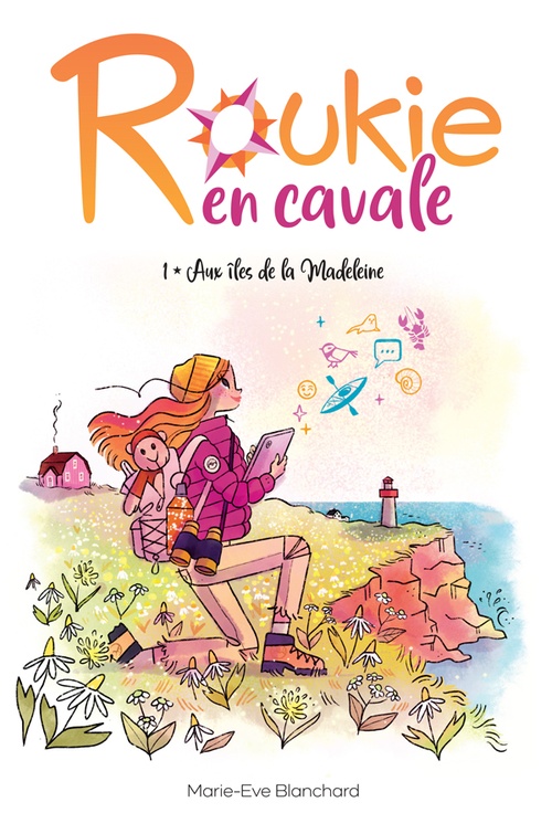 Couverture ebook de Aux îles de la Madeleine, de Marie-Eve Blanchard
