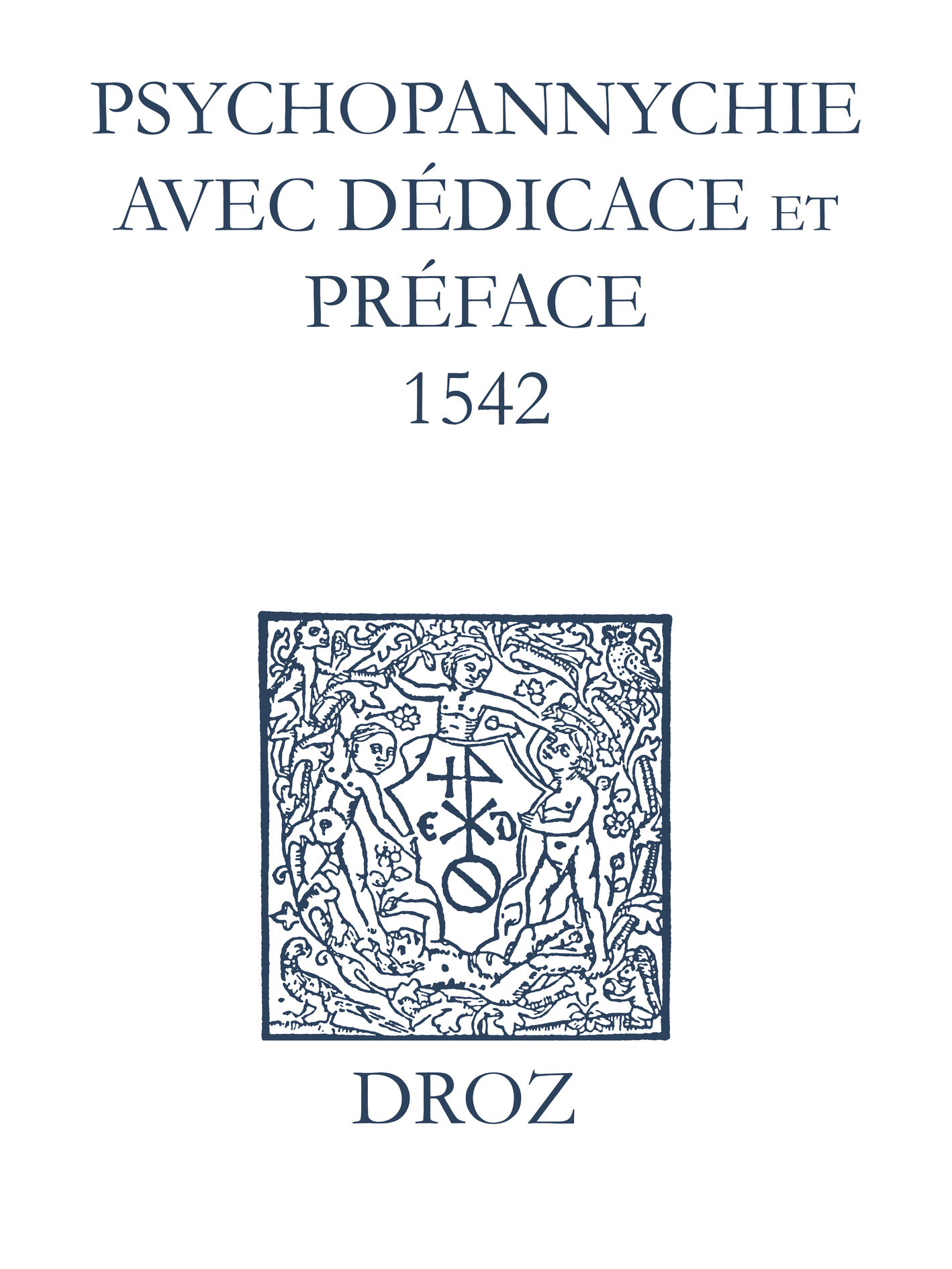 Couverture ebook de Recueil des opuscules 1566. Psychopannychie avec dédicace et préface (1542), de Laurence Vial-bergon