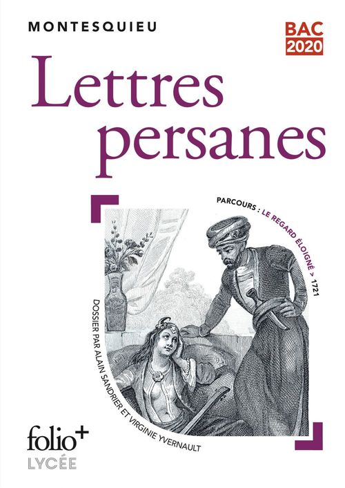 ebook cover of Lettres persanes, by Montesquieu