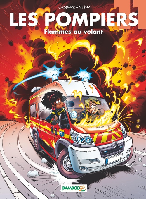 ebook cover of Les Pompiers - Tome 11, by Christophe Cazenove, Stédo
