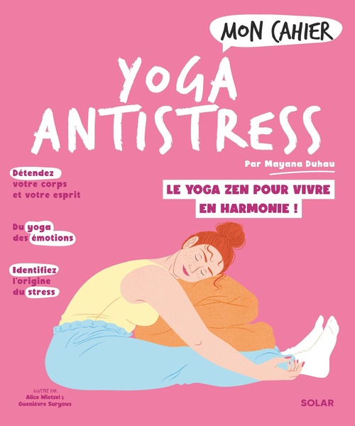 Couverture ebook de Mon cahier yoga antistress, de Mayana Duhau