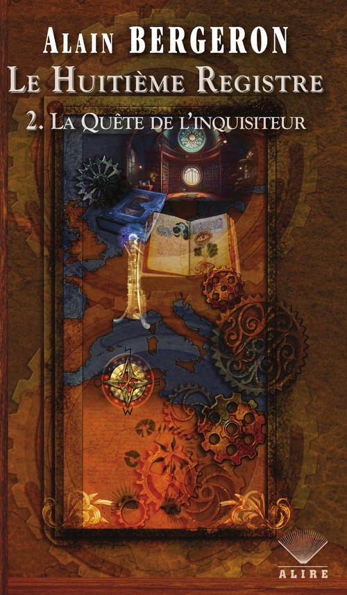 ebook cover of Huitième Registre 2. La Quête de l'inquisiteur (Le), by Alain Bergeron