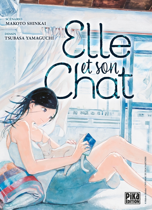 Couverture ebook de Elle et son chat, de Makoto Shinkai, Tsubasa Yamaguchi