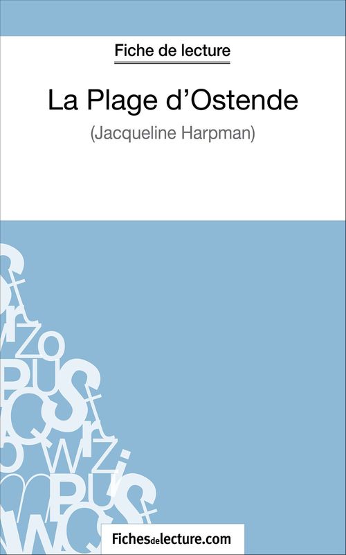 ebook cover of La Plage d'Ostende de Jacqueline Harpman (Fiche de lecture), by Grégory Jaucot