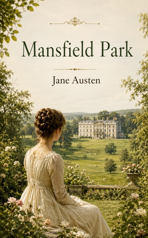 Couverture ebook de Mansfield Park, de Jane Austen