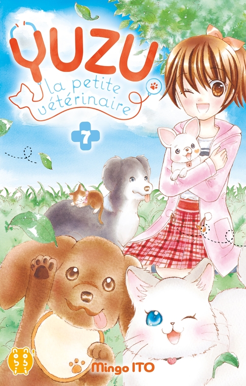 Couverture ebook de Yuzu, La petite vétérinaire T07, de Mingo Itô