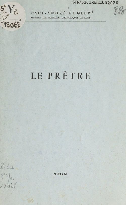 Couverture ebook de Le prêtre, de Paul-Andre Kugler