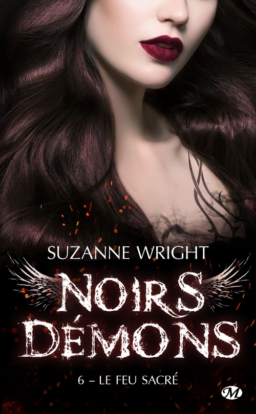 Couverture ebook de Noirs démons, T6 : Le Feu sacré, de Suzanne Wright