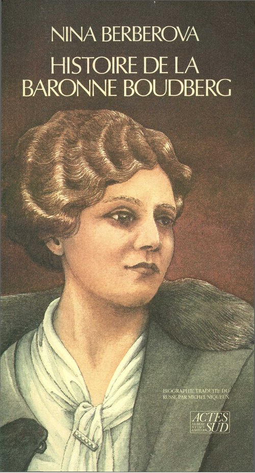 ebook cover of Histoire de la baronne Boudberg, by Nina Berberova