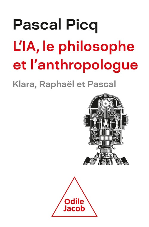 Couverture ebook de L' IA, le philosophe et l'anthropologue, de Pascal PICQ