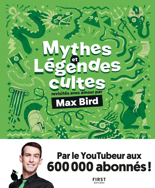 Couverture ebook de Mythes et légendes cultes, de Max Bird