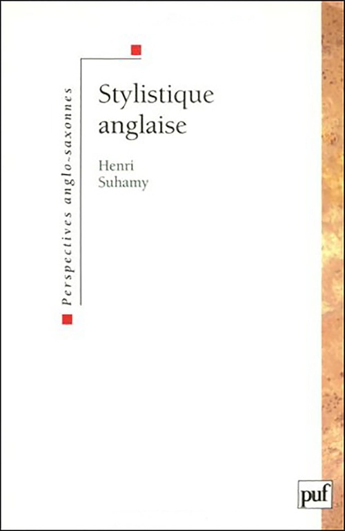 Couverture ebook de Stylistique anglaise, de Henri Suhamy
