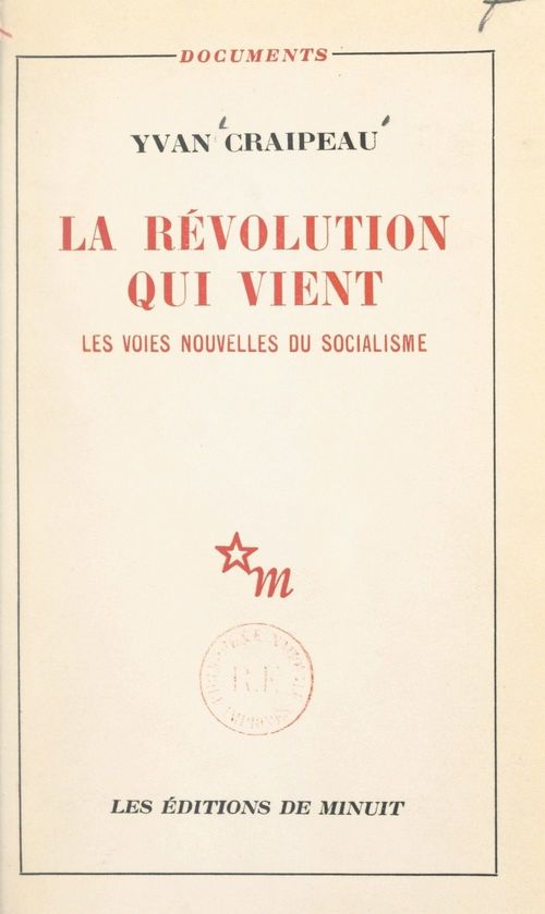 Couverture ebook de La révolution qui vient, de Yvan Craipeau