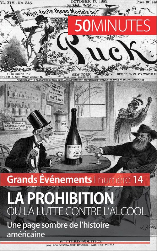Couverture ebook de La Prohibition ou la lutte contre l'alcool, de Quentin Convard