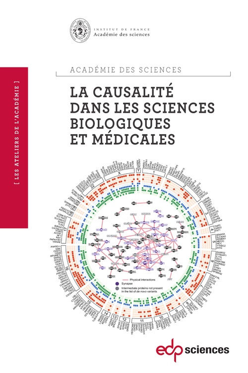 Couverture ebook de La causalité dans les sciences biologiques et médicales, de Collectif