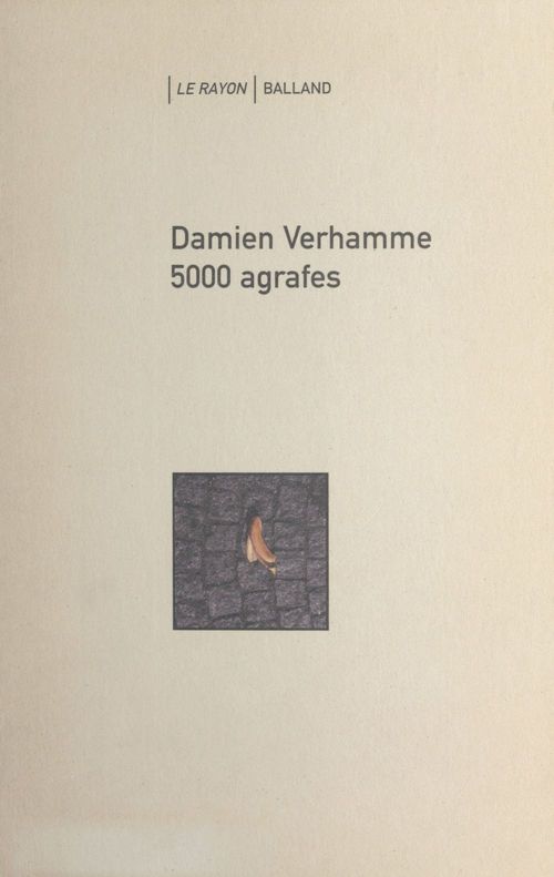 Couverture ebook de 5 000 agrafes, de Damien Verhamme