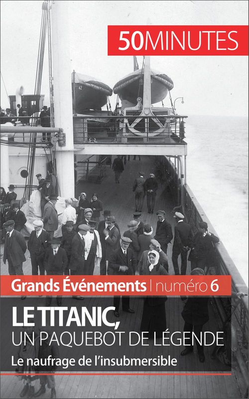 Couverture ebook de Le Titanic, un paquebot de légende, de Romain Parmentier