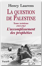 ebook cover of La question de Palestine, tome 3, by Henry Laurens