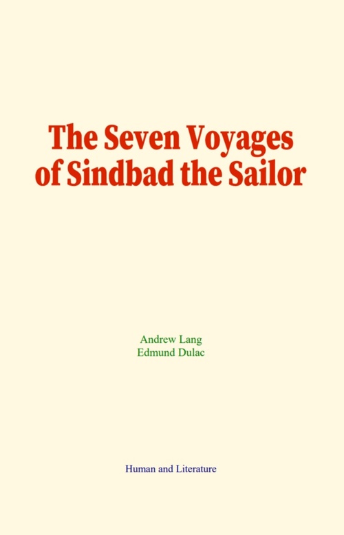 Couverture ebook de The Seven Voyages of Sindbad the Sailor, de A. Lang, E. Dulac