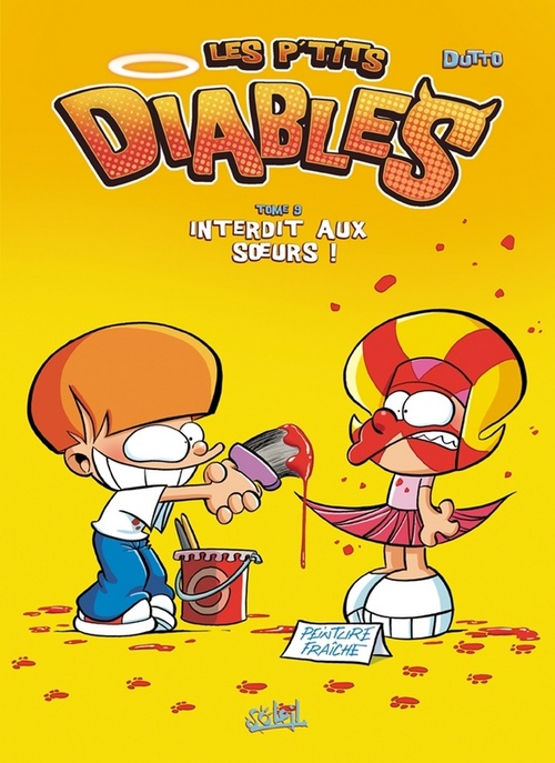 ebook cover of Les P'tits Diables T09 - Interdit aux soeurs !, by Olivier Dutto