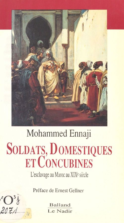 Couverture ebook de Soldats, domestiques et concubines, de Ennaji