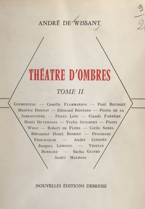 ebook cover of Théâtre d'ombres (2), by Andre De Wissant