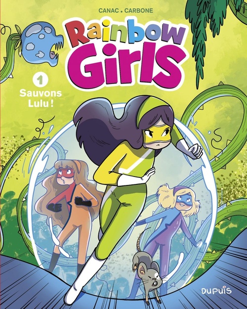 ebook cover of Rainbow Girls - Tome 1 - Sauvons Lulu !, by Carbone, Hélène Canac