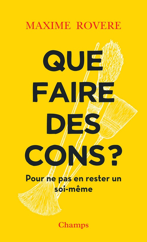 Couverture ebook de Que faire des cons ? Pour ne pas en rester un soi-même, de Maxime Rovere