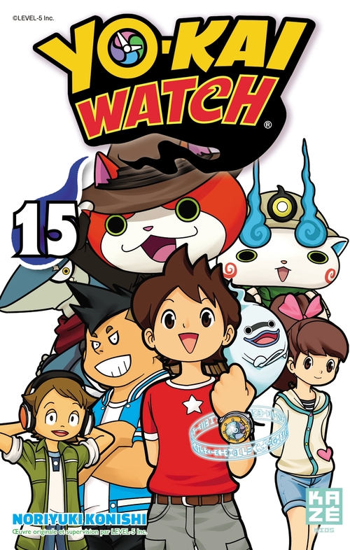 Couverture ebook de Yo-kai Watch T15, de Noriyuki Konishi