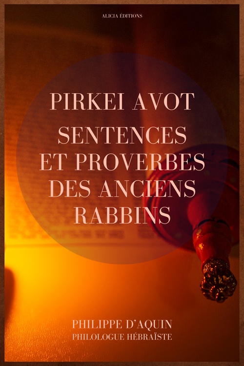 ebook cover of Sentences et proverbes des anciens rabbins, by Philippe d´Aquin