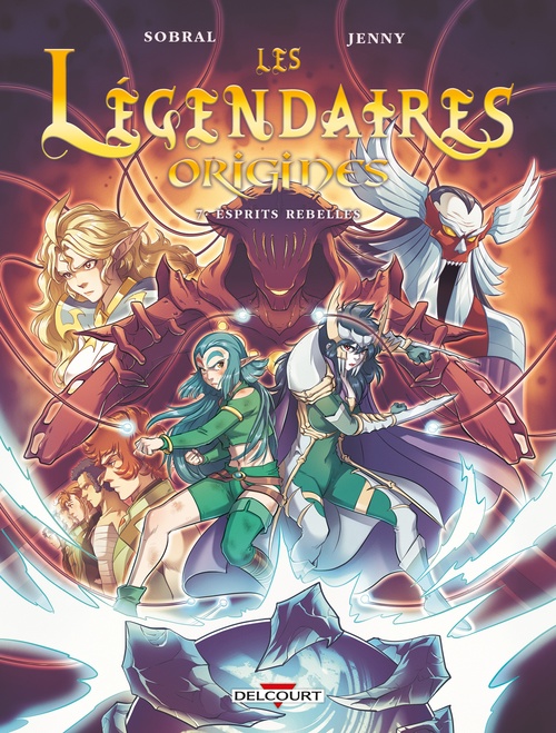 Couverture ebook de Les Légendaires - Origines T07 - Esprits rebelles, de Jenny, Alexis Coridun