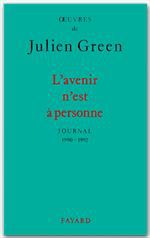 ebook cover of L'Avenir n'est à personne, by Julien Green