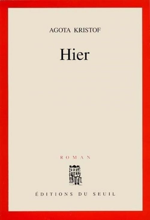 ebook cover of Hier, by Agota Kristof