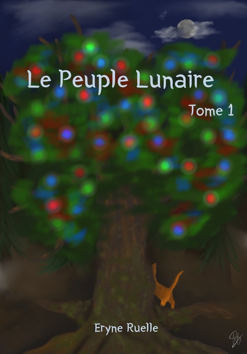 Couverture ebook de Le Peuple Lunaire, de Eryne Ruelle