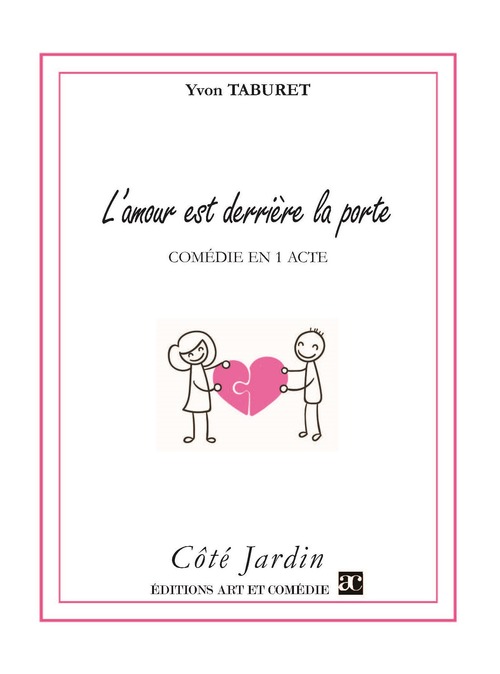 Couverture ebook de L'amour est derrière la porte, de Yvon Taburet