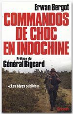 Couverture ebook de Commandos de choc en Indochine, de Erwan Bergot