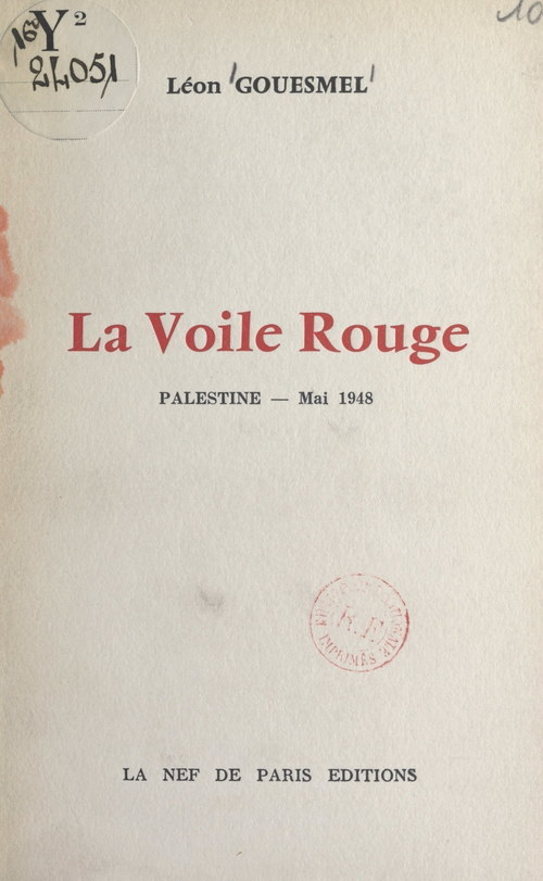 Couverture ebook de La voile rouge, de Leon Gouesmel
