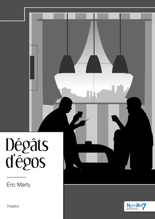 Couverture ebook de Dégats d'égos, de Éric Marty