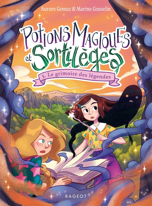 Couverture ebook de Potions magiques et sortilèges - Le grimoire des légendes, de Aurore Gomez