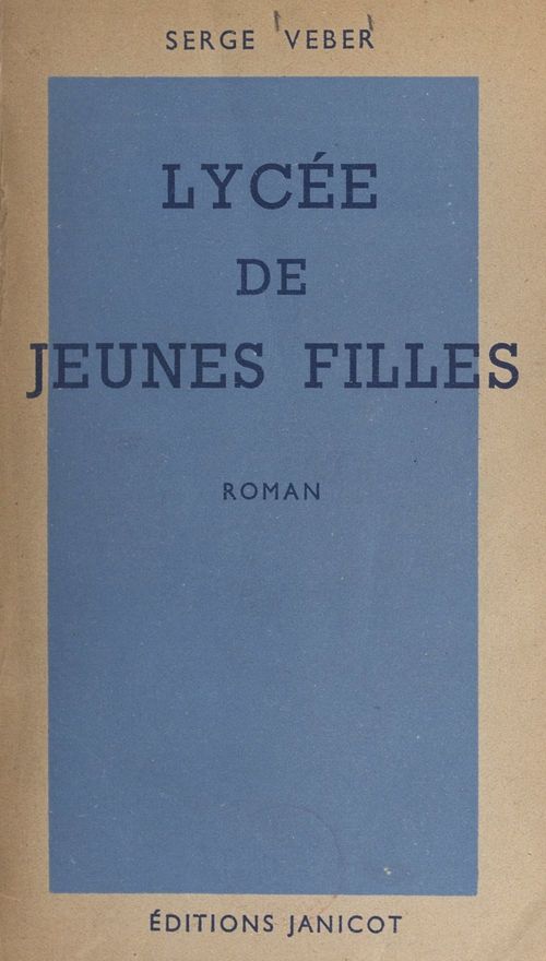 Couverture ebook de Lycée de jeunes filles, de Serge Veber
