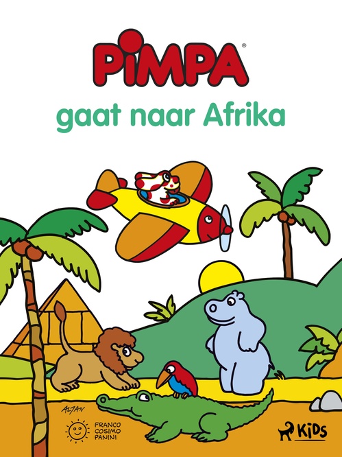 Couverture ebook de Pimpa - Pimpa gaat naar Afrika, de Altan
