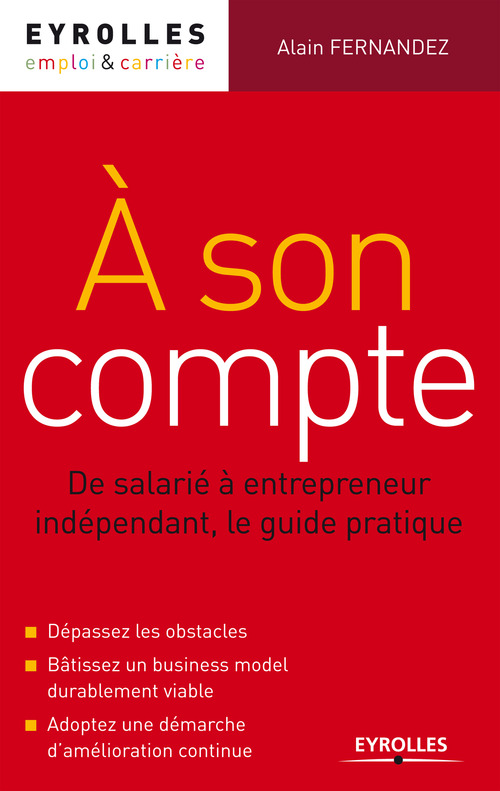 Couverture ebook de A son compte, de Alain Fernandez