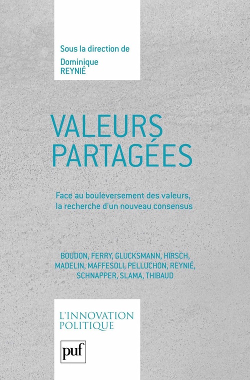 ebook cover of Valeurs partagées, by Dominique Reynié