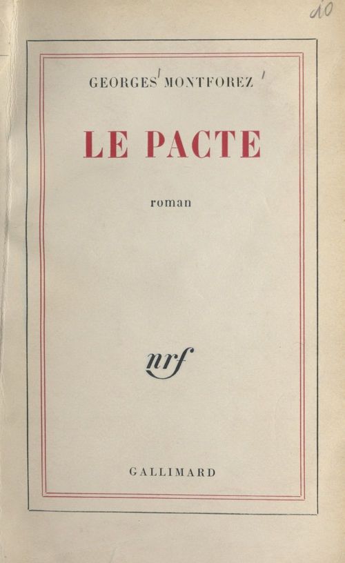 Couverture ebook de Le pacte, de Montforez Georges