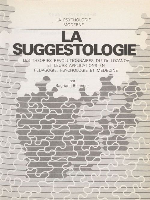 Couverture ebook de La Suggestologie, de Belanger