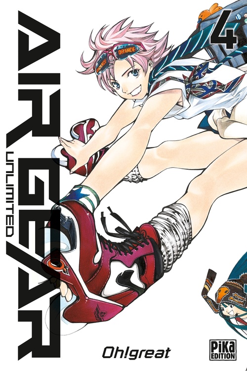 Couverture ebook de Air Gear Unlimited T04, de Oh!great