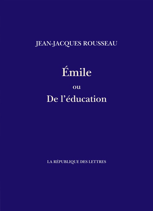 Couverture ebook de Émile, de Jean-Jacques Rousseau