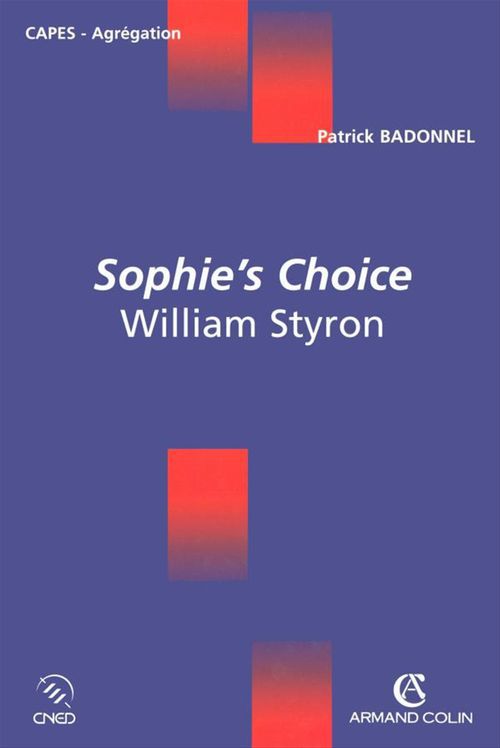 ebook cover of Sophie's Choice, by Patrick Badonnel