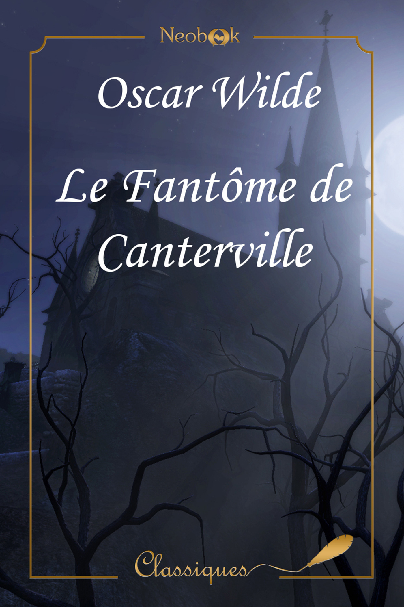 ebook cover of Le Fantôme de Canterville, by Oscar Wilde
