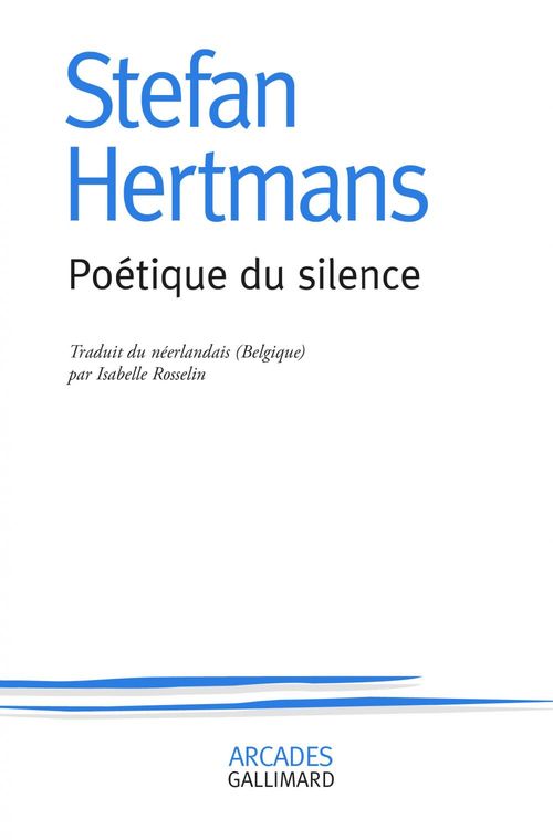 ebook cover of Poétique du silence, by Stefan Hertmans